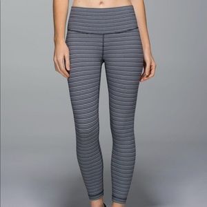 Lululemon High times pant in textured stripe